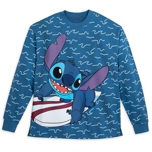 Stitch Disney Adult Celebration Crew Spirit Jersey Large